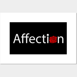 Affection artistic text design Posters and Art